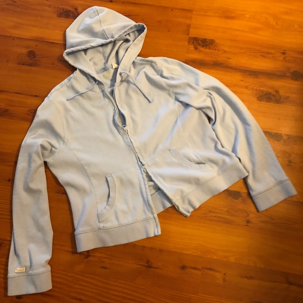 Vintage Route double zippered hoodie jacket